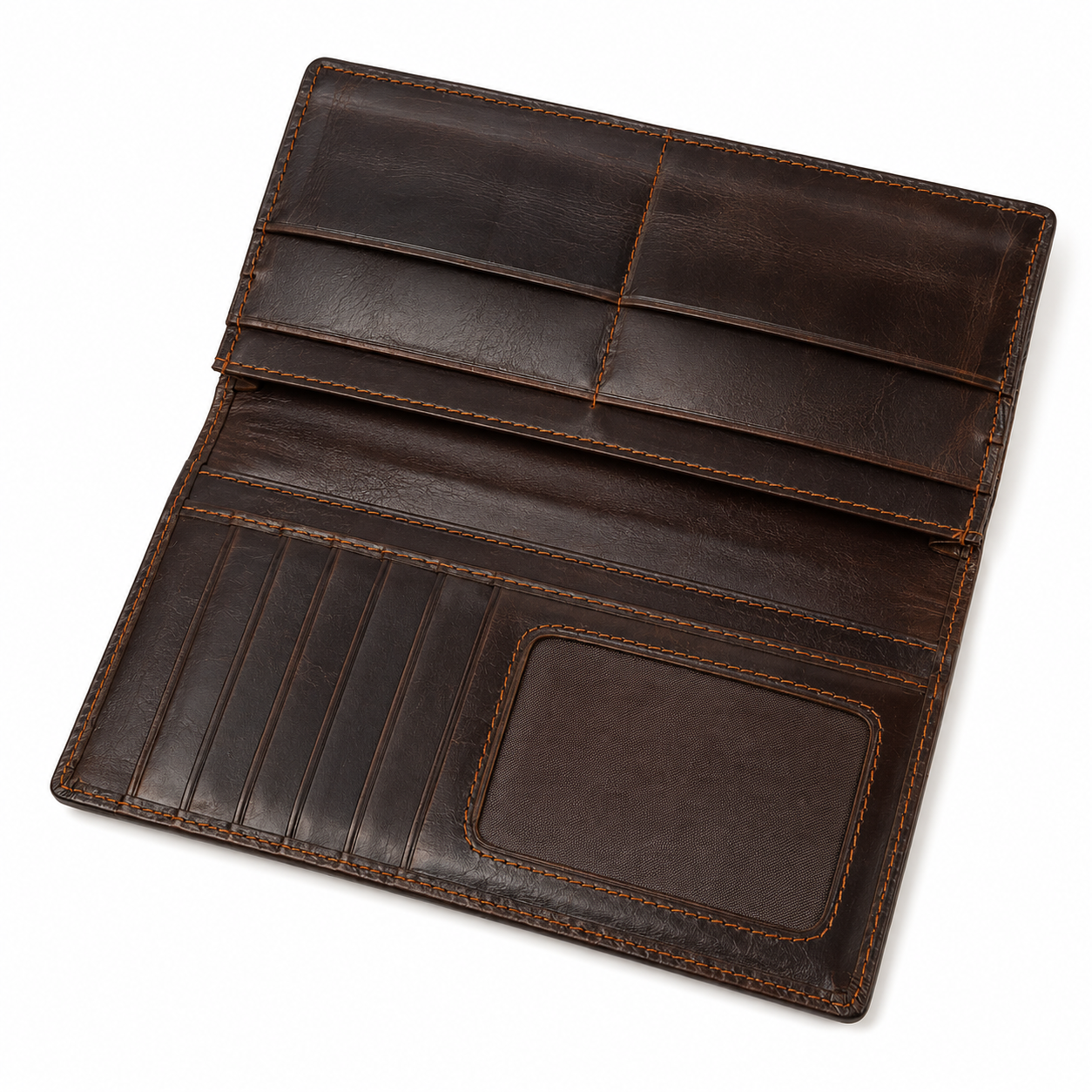 Leather Dragon Snap Wallet