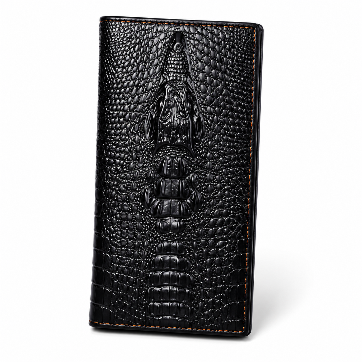 Leather Dragon Snap Wallet