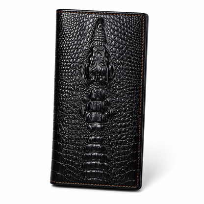 Leather Dragon Snap Wallet