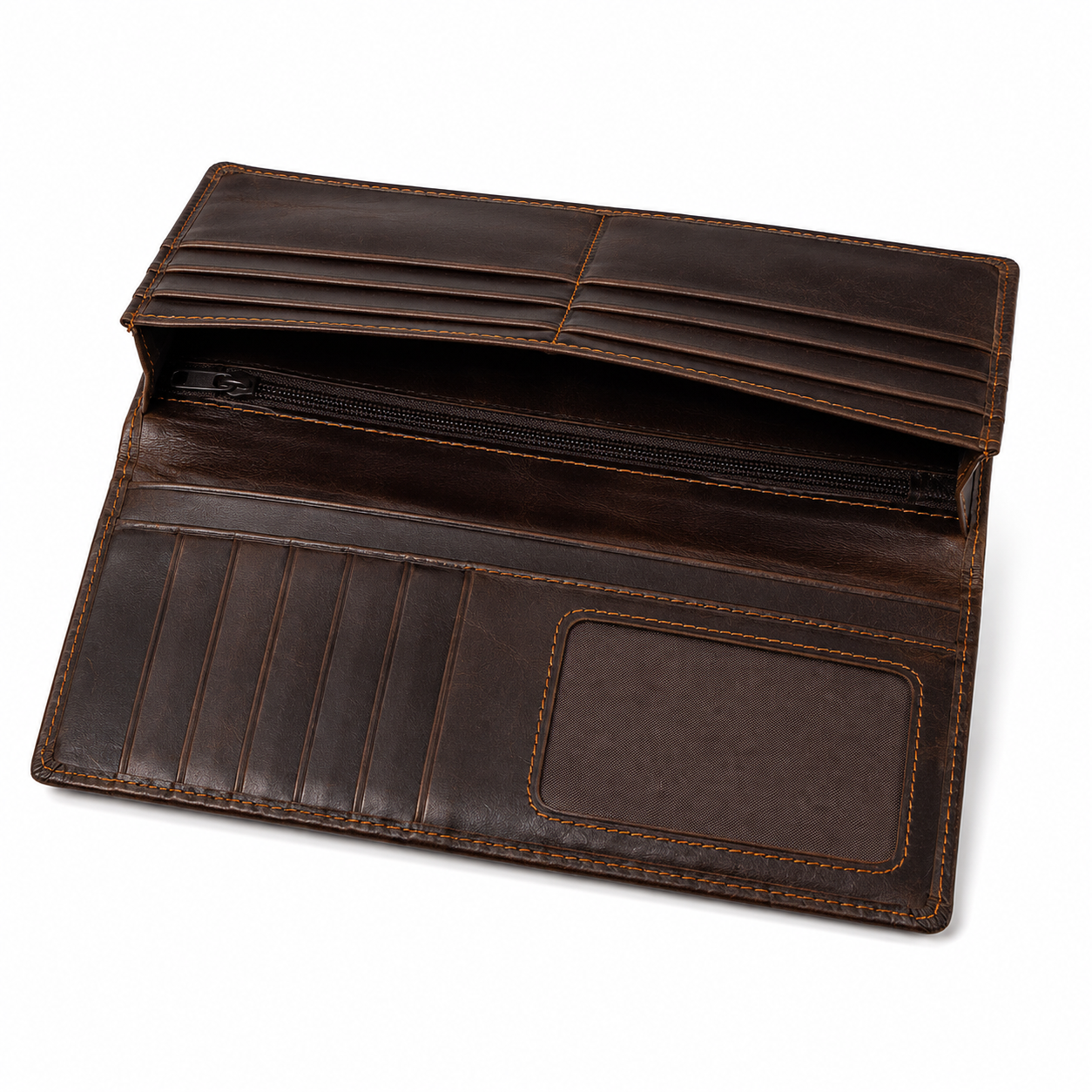 Leather Dragon Snap Wallet